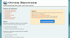 Desktop Screenshot of otter-browser.org
